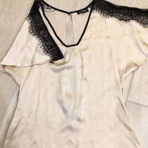 Bebe silk and lace Blouse